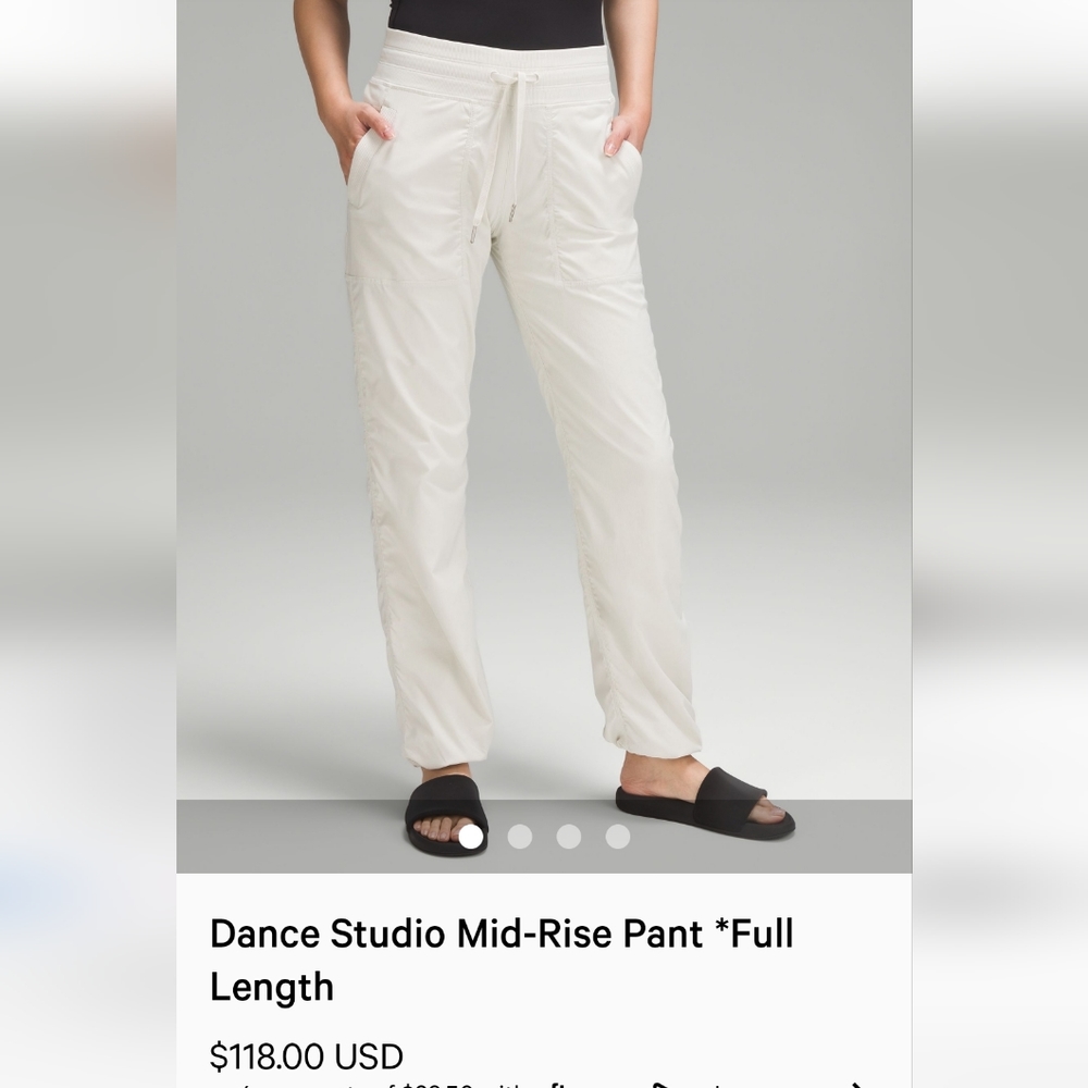 Lululemon Brand New With Tags Size 8 Dance Studio Pants